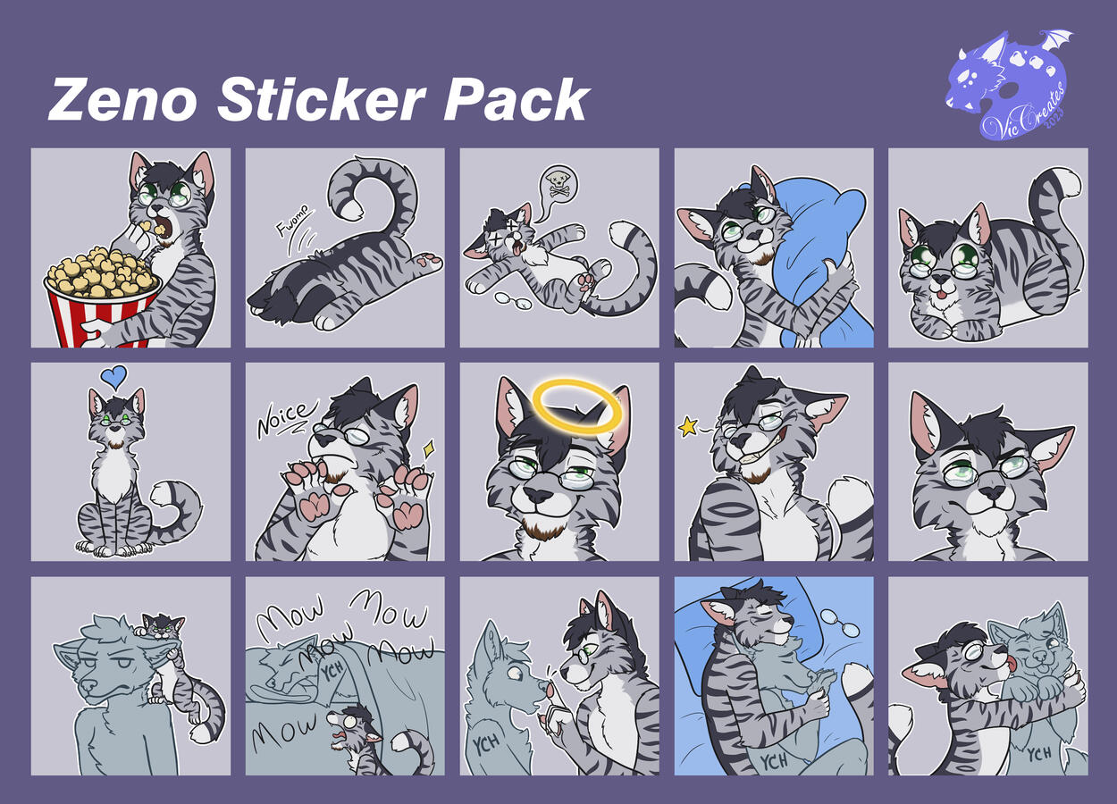 Zeno Sticker Pack